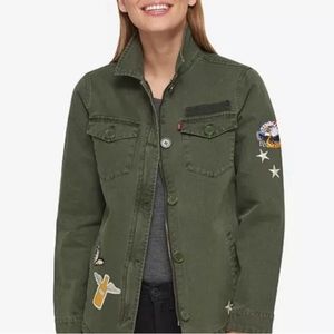 Levi's Olive Utility Jacket with Patches
